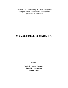 Managerial-Economics-for-Non-Major CHAPTER-1-2