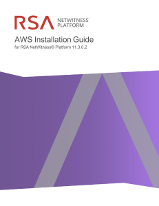 AWS Installation Guide for RSA NetWitness Platform 11.3.0.2