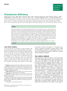 Testosterone Deficiency