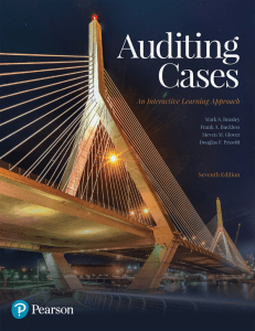 Auditing Cases An Interactive Learning Approach 7e Mark Beasley, Frank Buckless, Steven Glover, Douglas Prawitt