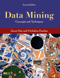 DataMining BOOK Han Kamber 2nd edition