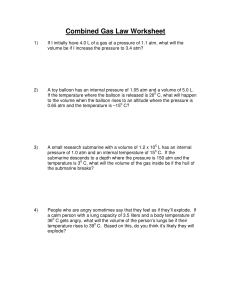 Combine Gas Laws