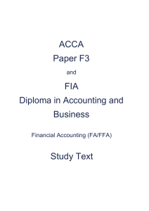 Diploma in Accounting and Business