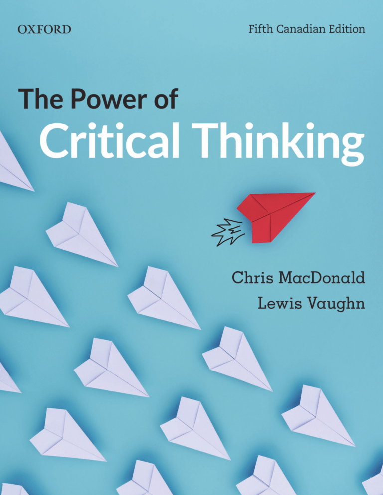the power of critical thinking exercise 1 3 answers