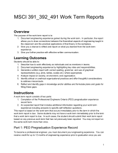 msci 391 392 491 work reports updated dec 2019