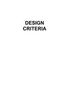 DESIGN CRITERIA (3)