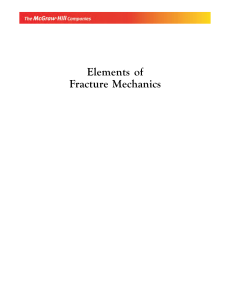 Prashant Kumar  Kumar Prashant - Elements of Fracture Mechanics-Tata McGraw-Hill Education (2009)