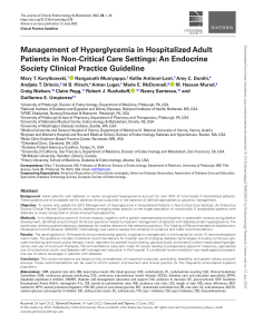 Preoperative hyperglycemia management dgac278