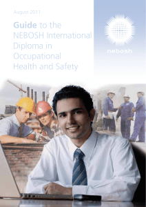 Guide to the NEBOSH International Diplom (3)