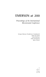 OrientalCultural and ReligiousInfluencein Ralph Waldo Emerson and TranscendentalistThousht