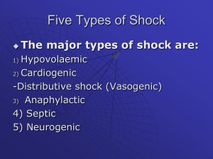 Five Types of Shock