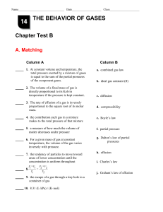Chemistry chapter 14B