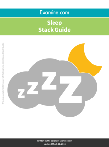 pdfcoffee.com examinecom-sleep-supplement-stack-3-pdf-free