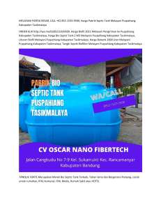 MELAYANI PARTAI BESAR CALL +62 852-1533-9500, Harga Pabrik Septic Tank Melayani Puspahiang Kabupaten Tasikmalaya