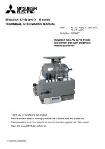 Mitsubishi Limiservo X G Series Manual