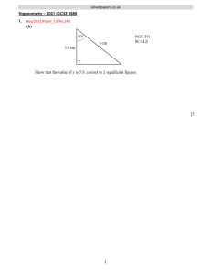 2021-Trigonometry-IGCSE-0580