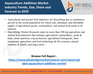Aquaculture Additives Market