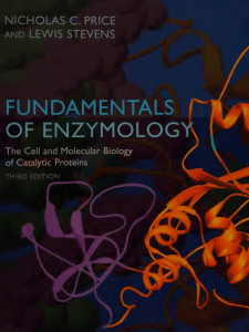 Fundamentals of enzymology