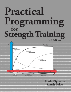 Practical Programming for Strength Training Guide