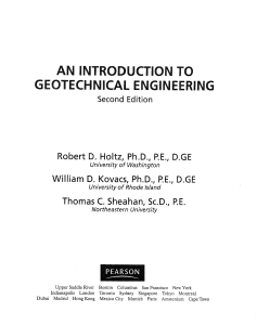 AN INTRODUCTION TO GEOTECHNICAL ENGINEER