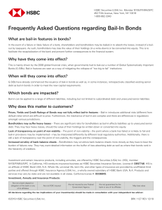 Bail in Bonds FAQ