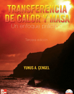 Transferencia de Calor y Masa, Cengel 3a ed español