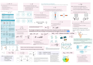 physcis cheat sheet 2022 final