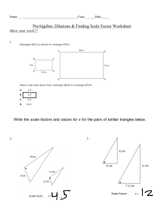 Scale Factor Worksheet-1