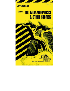 Cliffs Notes on Kafka's The Metamorphosis & Other Stories ( PDFDrive )