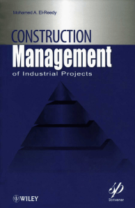 Construction management for industrial projects
