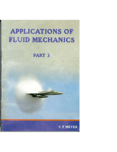 Fluid Mechanics Applications: Part 3 Textbook