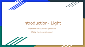 Light - Introduction