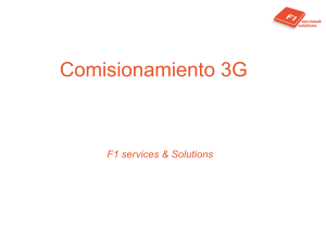 Comisionamiento 3G