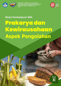 Modul PKWU: Sistem Pengolahan Makanan Internasional Kelas XI