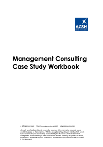 Australia Management Consulting Book
