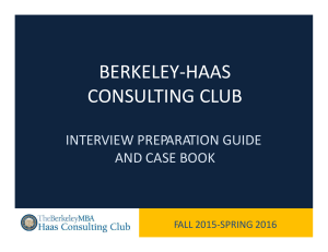 Haas Case Book 2015-2016