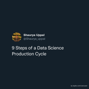 Data Science Model Productionization Cycle