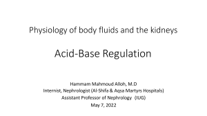 9. Acid Base Regulation 1