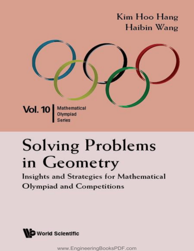 solving problems in geometry insights and strategies for mathematical olympiad and competitions pdf
