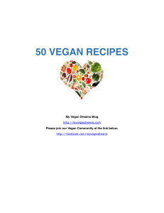 50 Vegan Recipes author Megan Alph