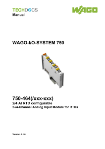 WAGO 750-464 Manual