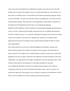 Georgia Tech OMS Personal Statement