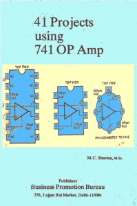 41 Projects using IC 741 OP-AMP