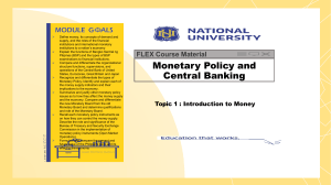 01 - Introduction to Money and its Supply and Demand (FLEX)