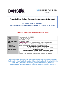 Blue Ocean Summit - 1 March 2023