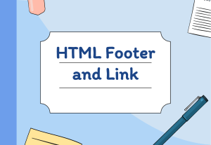 HTML Footer and Link
