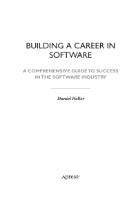 Daniel Heller - Building Career in Software