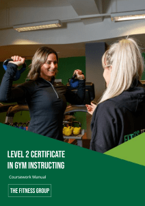 Level 2 Gym Instructing Manual