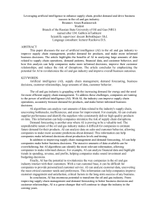 thesis AI in oil and gas