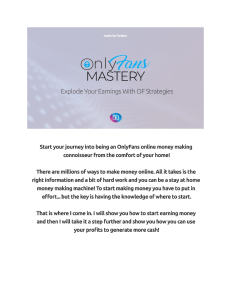 OnlyFans Mastery